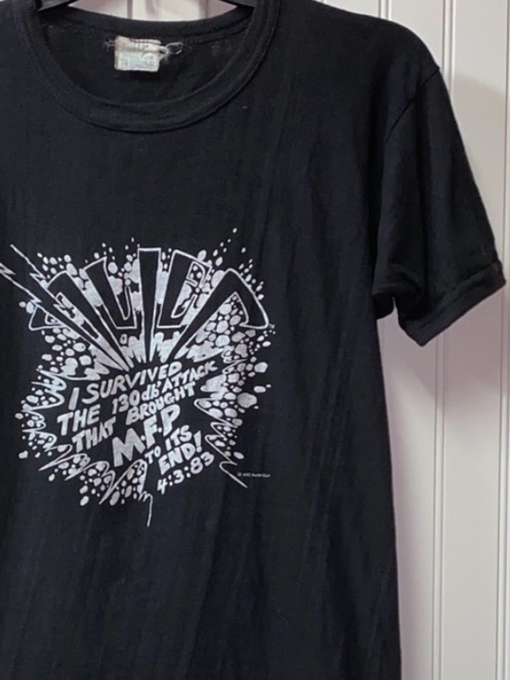 80s 1983 Alien NY New York Heavy Metal Band Concert Tour Shirt Vintage